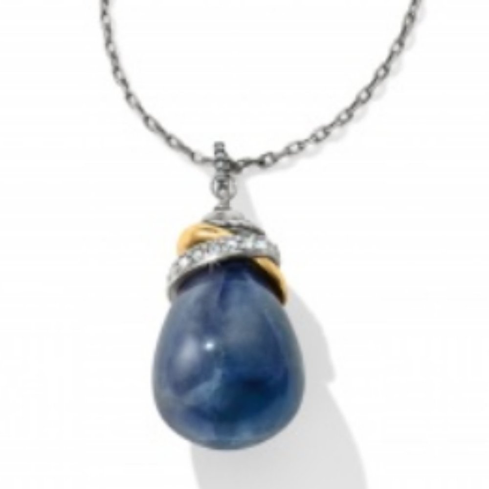 Brighton Neptune's Rings Blue Quartz Necklace